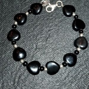 Black Heart Braclet